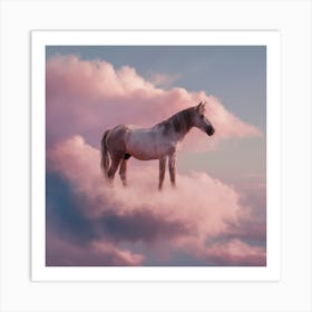 Horse In The Clouds 11 Art Print