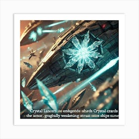 Crystal Lancers Weakening Structural Integrity Art Print