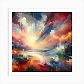 Abstract Painting 17 Art Print