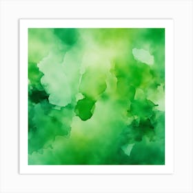 Abstract Minimalist Painting That Represents Duality, Mix Between Watercolor And Oil Paint, In Shade (16) Art Print