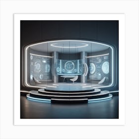 Futuristic Room Art Print