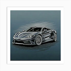 Firefly Sport Car 76092 Art Print