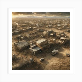 Deserted City 2 Art Print