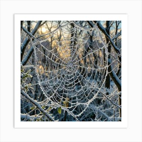 Winter's Web Art Print