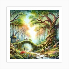 Fairytale Forest 5 Art Print