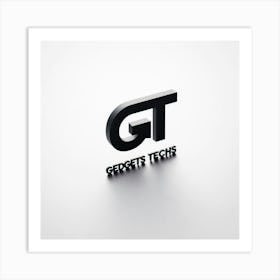 Logo For Gt Tech Art Print