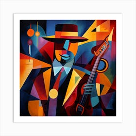Jazz Musician 25 Art Print