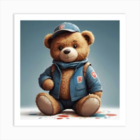 Teddy Bear Art Print