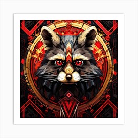 Raccoon Art Print