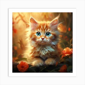 Cute Kitten 1 Art Print