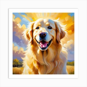 Golden Retriever Art Print