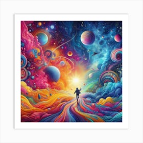 Psychedelic Universe 2 Art Print