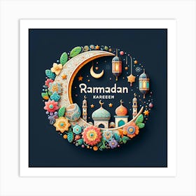 Ramadan Greeting Card 23 Art Print