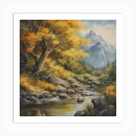 Autumn In The Mountains 1 Art Print