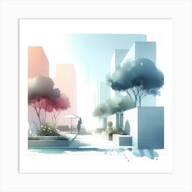 Cityscape 15 Art Print