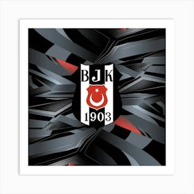 Beşiktaş J.K Logo Wall Art 6 Art Print