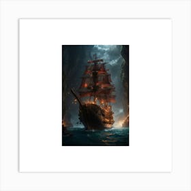 Pirate Ship Art Print