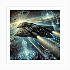 Cloaking System Phantom Class Ship Converted Art Print