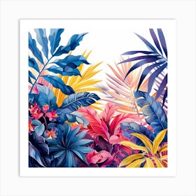 Tropical Background 2 Art Print