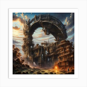 City In The Sky 1 Art Print