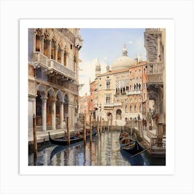 Tranquil Palazzo Waters Art Print