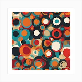 Abstract Circles 6 Art Print