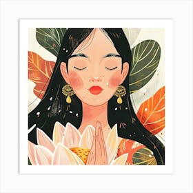 Lotus Flower 5 Art Print