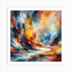 Abstract Painting 123 Art Print