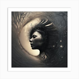 Entangled Emotions Art Print