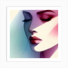 Portrait Of A Woman 10 Art Print