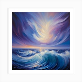 A Visual Representation Of A Symphony Spotlighting Expansive Curves Sweeping Across A Canvas Defin Art Print