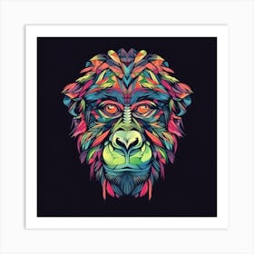 Baboon 3 Art Print