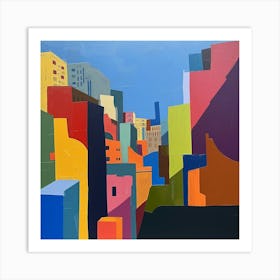 Abstract Travel Collection Buenos Aires Argentina 3 Art Print