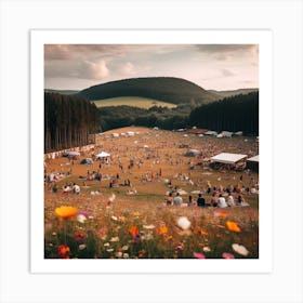 Festival In The Woods Art Print