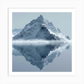 Iceberg In The Water Art Print