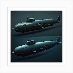 Default Create Unique Design Of Submarine 2 1 Art Print