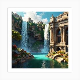 Waterfall 2 Art Print