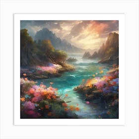 Immerse Yourself In The Beauty Of Nature Art Print