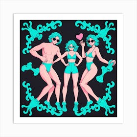 Sexy Girls 15 Art Print