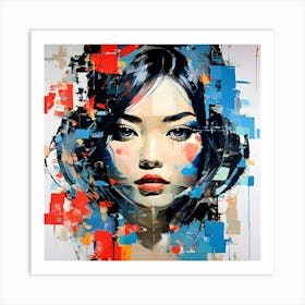 Asian Girl Art Print