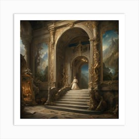 Beauty And The Beast art print paintings 1 Art Print