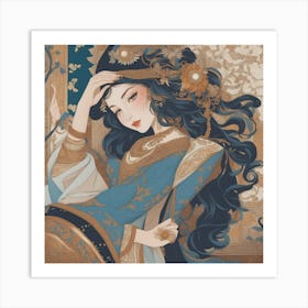 Chinese Girl Art Print