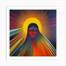 Woman in the Sun Art Print