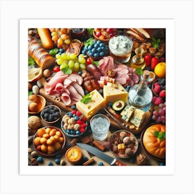 Food And Drink Art Print