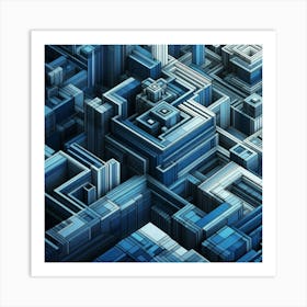 Abstract City 4 Art Print