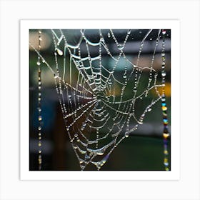 Spider Web1 Art Print