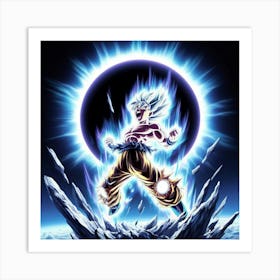 "Goku Energy Sphere" [Risky Sigma] Art Print