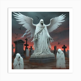 Angel Of Death 5 Art Print