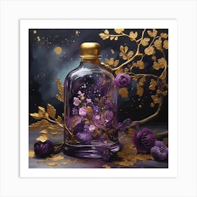 Glass bottle Art Print