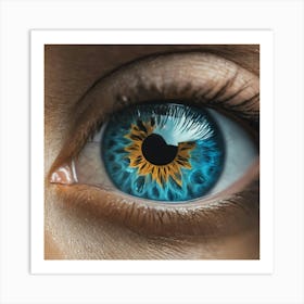 Blue Eye 2 Art Print